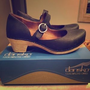 Dansko oiled leather Mary Janes